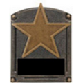 Star- Legends of Fame Resins - 6-1/2" x 5"